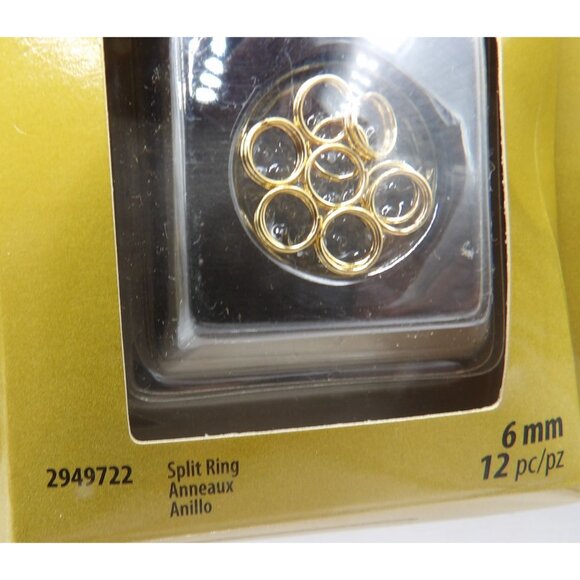 Cousin Gold Elegance Jewelry Making Supplies 14K Gold Plate Jump Rings & Lobster - Picture 4 of 5